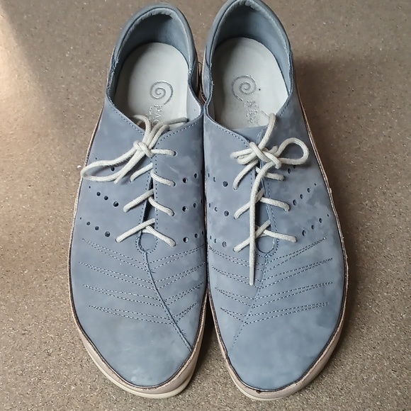 NAOT Kumara Feathery Blue Nubuck Stardust lace up shoes - Picture 5 of 11